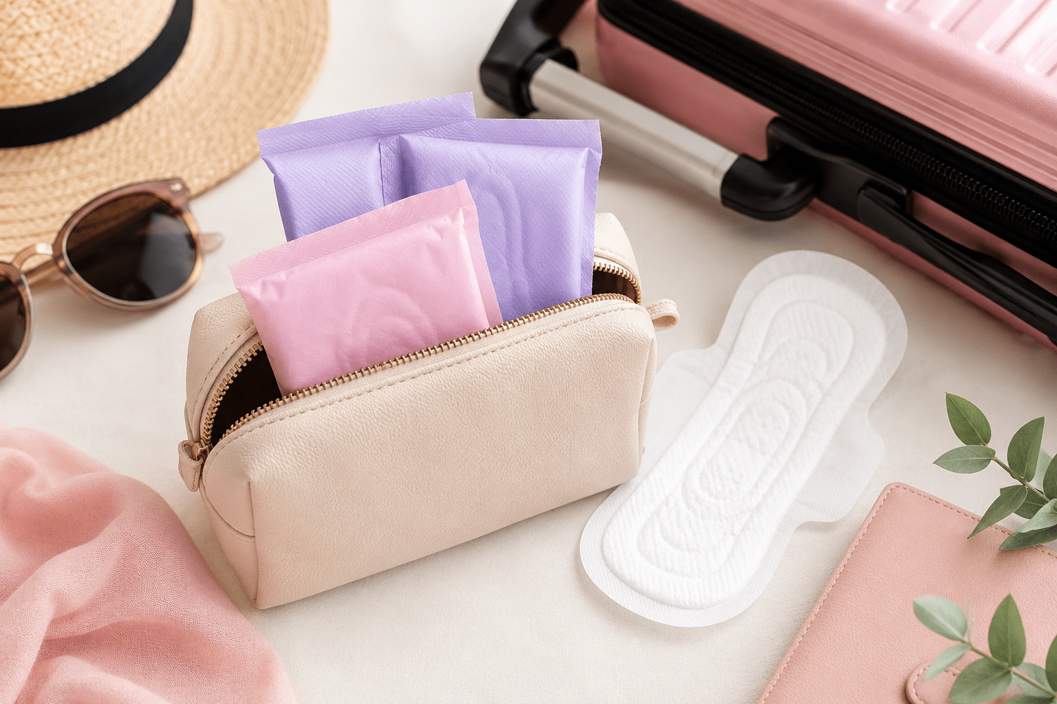 Travel-Friendly Sanitary Pads